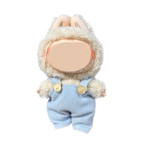 17cm Puppenkleidung, geeignet für 17cm Plüschpuppen, Kuscheltier Kleidung Outfit nur , Mütze ， Strampler, Keine Puppe enthalten, DIY Geschenk für Kinder und Sammler (LBB 126) von Generisch