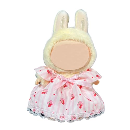 17cm Puppenkleidung, geeignet für 17cm Plüschpuppen, Kuscheltier Kleidung Outfit nur , Mütze ， Strampler, Keine Puppe enthalten, DIY Geschenk für Kinder und Sammler (LBB 131) von Generisch
