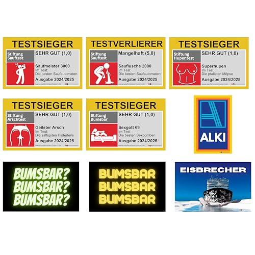 180x Malle Sticker Set/Malle Aufkleber Set/Ballermann Sticker/Party Sticker/Sauf Sticker/Mallorca/Testsieger Sticker/Bumsbar Sticker/Oktoberfest/JGA/Party Sticker Set von Generisch