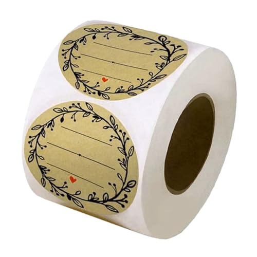 1rolle Olivenzweig Aufkleber Für Gebäck Und Einmachgläser Selbstklebende Etiketten Aus Kraftpapier Für Geschenkverpackungen Und Hausgemachte Leckereien von Generisch