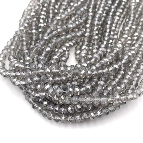 2/3/4/6/8 mm facettierte Kristallglasperlen für DIY-Schmuckherstellung, Handarbeit, Armband-Zubehör 2/3/4/6/8 mm facettierte Kristallglasperlen für DIY-Schmuckherstellung, Handarbeit, Armband-Zubehör von Generisch