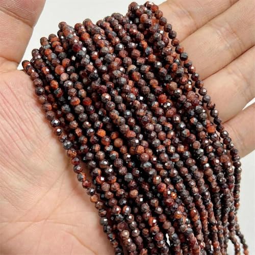 2/3/4 mm natürliche facettierte Perlen für DIY-Schmuckherstellung, Armbänder und Zubehör 2/3/4 mm natürliche facettierte Perlen für DIY-Schmuckherstellung, Armbänder und Zubehör von Generisch