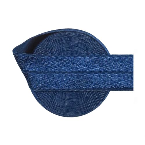 2/5/9 Yard 2,5 cm 25 mm solide umklappbare elastische Elastan-Satin-Haargummis, Stirnband, Kleid, Nähbesatz, Hellmarineblau, 2,7 m 2/5/9 Yard 2,5 cm 25 mm solide umklappbare elastische Elastan-Satin-Haargummis, Stirnband, Kleid, Nähbesatz, Hellmarineblau, 2,7 m von Generisch