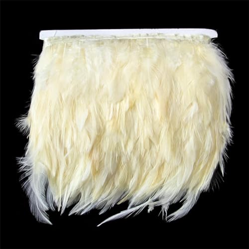 2 Meter Federborte, Nähzubehör, Federband, Hochzeitsdekoration, 10–15 cm, Beige, 10–15 cm, 2 m 2 Meter Federborte, Nähzubehör, Federband, Hochzeitsdekoration, 10–15 cm, Beige, 10–15 cm, 2 m von Generisch