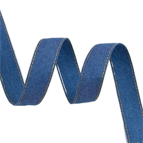 2 Meter Polyester-Gurtband, Jeansband für Rucksackgurte, Kleidung, Jeans, Gürtel, Näh- und Bastelzubehör, mehrere Größen(Dark Blue,38mm) von Generisch