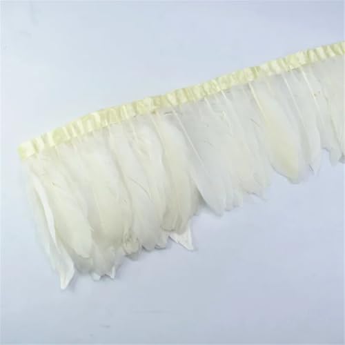 2 Meter farbige Federborte, Quaste, Fransenband, Umhang, Nähen, Hochzeitszubehör, DIY, Weiß 2 Meter farbige Federborte, Quaste, Fransenband, Umhang, Nähen, Hochzeitszubehör, DIY, Weiß von Generisch