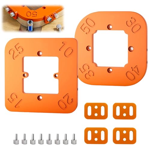 2 Stück Frässchablone Radius Schablonen Ecke, Vier-in-Eins-Positionierungswerkzeug für Holzbearbeitung, Radius Jig Router Templates, Parabelschablone für R10 R15 R20 R25 R30 R35 R40 R50 2 Stück Frässchablone Radius Schablonen Ecke, Vier-in-Eins-Positionierungswerkzeug für Holzbearbeitung, Radius Jig Router Templates, Parabelschablone für R10 R15 R20 R25 R30 R35 R40 R50 von Generisch