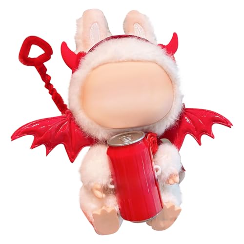 2 Stück Kleidung 17 cm für Labubu,Halloween-Stil Kleines Puppe Outfit Zubehör-Sets enthalten 1 Teufels-Stirnband und 1 Flügel 2 Stück Kleidung 17 cm für Labubu,Halloween-Stil Kleines Puppe Outfit Zubehör-Sets enthalten 1 Teufels-Stirnband und 1 Flügel von Generisch