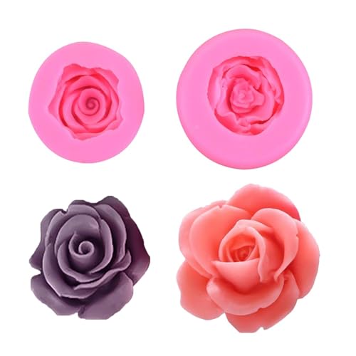 2 X Silikonformen Blumen Fondant, silikongießform blumen, Hohe Temperaturbeständigkeit Und Einfache Reinigung Zum Dekorieren Von Kuchen, Seifenherstellung, Harzguss, Seifenherstellung 2 X Silikonformen Blumen Fondant, silikongießform blumen, Hohe Temperaturbeständigkeit Und Einfache Reinigung Zum Dekorieren Von Kuchen, Seifenherstellung, Harzguss, Seifenherstellung von Generisch