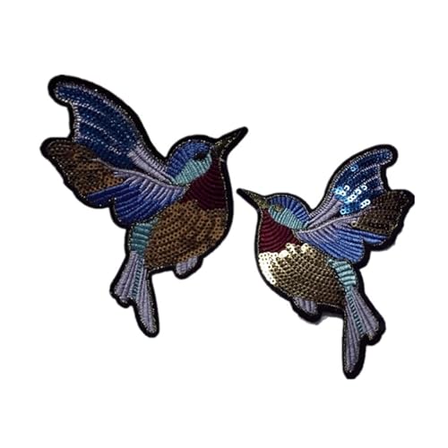 2-in-1 Vogel Patch Aufkleber für Perlenstickerei (A links) von Generisch