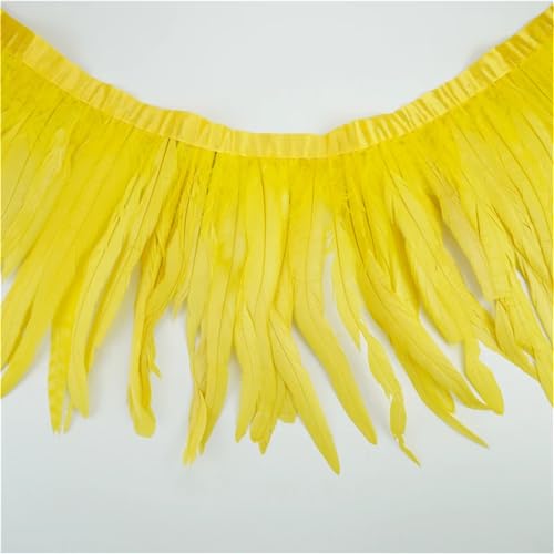 2 m lange Federfransenborte in mehreren Breiten, 15–35 cm, für Handarbeit, Handwerk und buntes Karnevals-Zubehör 2 m lange Federfransenborte in mehreren Breiten, 15–35 cm, für Handarbeit, Handwerk und buntes Karnevals-Zubehör von Generisch