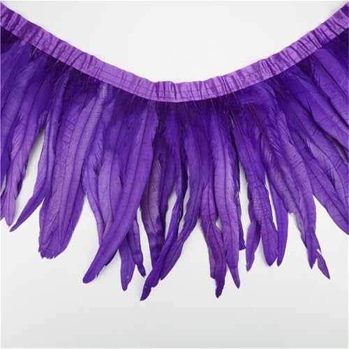 2 m lange Federfransenborte in mehreren Breiten, 15–35 cm, für Handarbeit, Handwerk und buntes Karnevals-Zubehör 2 m lange Federfransenborte in mehreren Breiten, 15–35 cm, für Handarbeit, Handwerk und buntes Karnevals-Zubehör von Generisch