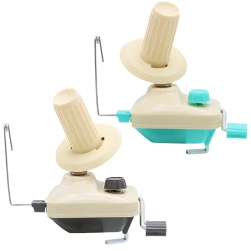 2-teiliges elektrisches Garnwickler-Set zum Häkeln, große Kapazität, Handgarnwickelmaschine mit Metallklemme und einstellbarer Geschwindigkeit 2-teiliges elektrisches Garnwickler-Set zum Häkeln, große Kapazität, Handgarnwickelmaschine mit Metallklemme und einstellbarer Geschwindigkeit von Generisch