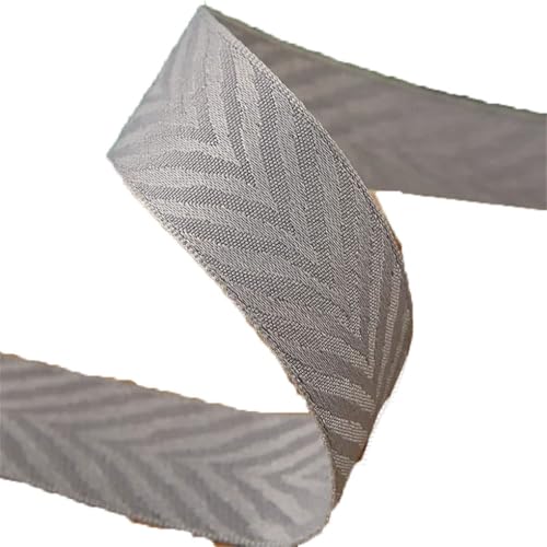 20 Meter DIY Haarschleifen, Zubehör, handgefertigtes Nähband, helles Band, Geschenkverpackung, Riband, grau, 9, 25 mm 20 Meter DIY Haarschleifen, Zubehör, handgefertigtes Nähband, helles Band, Geschenkverpackung, Riband, grau, 9, 25 mm von Generisch