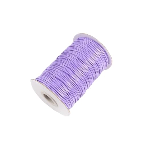 20 Meter gewachste Baumwollschnur zur Schmuckherstellung, 0,5 mm, 0,8 mm, 1 mm, 1,5 mm, runder Faden, DIY-Perlenarmband, Halskette, Bastelbedarf(G,1.5mm) von Generisch