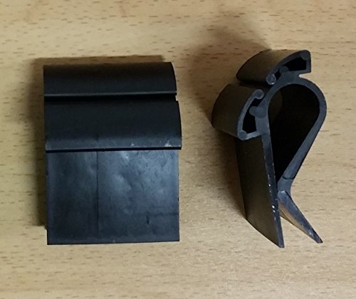 20 Schilderhalter 4,5 x 6,0 cm schwarz für Preisschilder aus Kunststoff, Obst Kiste, Klammern 20 Schilderhalter 4,5 x 6,0 cm schwarz für Preisschilder aus Kunststoff, Obst Kiste, Klammern von Generisch
