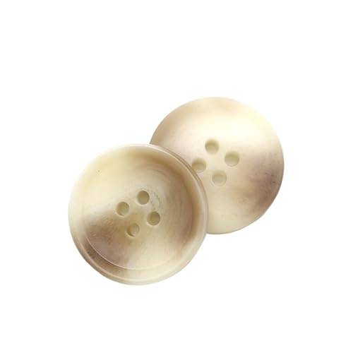 20 Stück 4-Loch-Kunststoffknöpfe, Nähzubehör, Größe komplett, für Kleidung, dekorativ, handgefertigt, DIY(Color H,30mm) von Generisch