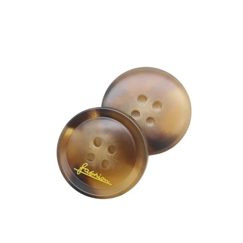 20 Stück 4-Loch-Kunststoffknöpfe, Nähzubehör, Größe komplett, für Kleidung, dekorativ, handgefertigt, DIY(Color Q,30mm) von Generisch