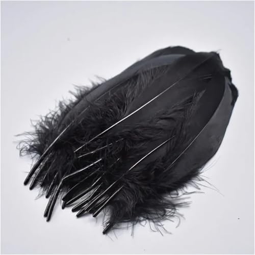 20 oder 100 Stück glatte Flügelfedern, 12–18 cm, für DIY-Kleidung, Hut und Schmuck-Bastelzubehör 20 oder 100 Stück glatte Flügelfedern, 12–18 cm, für DIY-Kleidung, Hut und Schmuck-Bastelzubehör von Generisch
