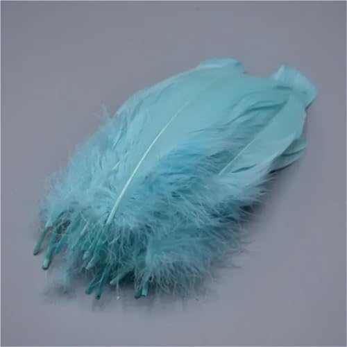 20 oder 100 Stück glatte Flügelfedern, 12–18 cm, für DIY-Kleidung, Hut und Schmuck-Bastelzubehör 20 oder 100 Stück glatte Flügelfedern, 12–18 cm, für DIY-Kleidung, Hut und Schmuck-Bastelzubehör von Generisch
