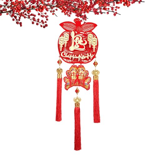 2025 vietnamesische Neujahrsdekoration, Neujahrs-Quasten-Charm-Ornament – chinesisches Neujahrsdekoration, Quasten-Anhänger für Frühlingsfest, Urlaub von Generisch