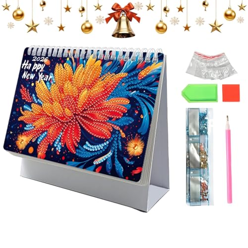 2026 Calendar Mit Diamond Painting Optik Stehkalender 19.5x17cm – Kompakter Terminplaner Für Sekretariat Studierzimmer Oder Couchtisch 2026 Calendar Mit Diamond Painting Optik Stehkalender 19.5x17cm – Kompakter Terminplaner Für Sekretariat Studierzimmer Oder Couchtisch von Generisch