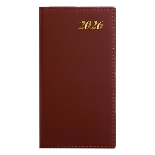 2026 Englisch Zeitplan Effizienz Handbuch Spanisch Wochenplan Selbstdisziplin Check-In Notebook Grenze Notizbuch Ringbuch Liniert (C, One Size) von Generisch