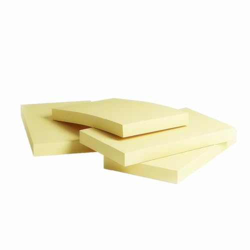 24 Exemplare - 76 x 127 mm große klassische gelbe Haftnotizen, selbstklebendes Notizbuch, 80 Blatt/Buch 24 Exemplare - 76 x 127 mm große klassische gelbe Haftnotizen, selbstklebendes Notizbuch, 80 Blatt/Buch von Generisch
