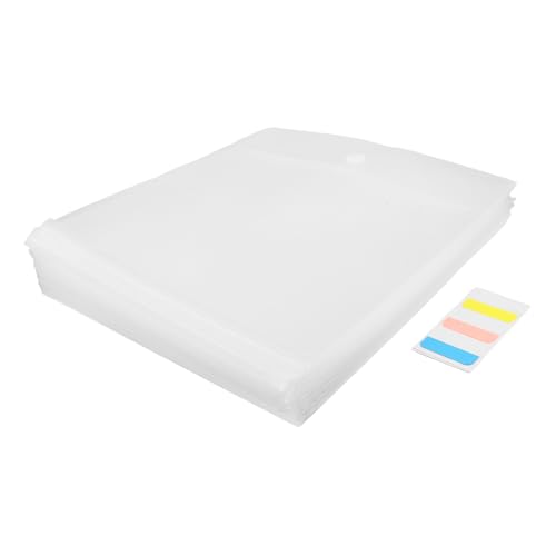24 Stück schwere Kunststoff-Bindertaschen mit Etiketten, sicherer Verschluss, seitliche Ladung, Dokumenten-Aufbewahrungstaschen für Büro, Handwerk, Scrapbooking, Nizing und Archivierung 24 Stück schwere Kunststoff-Bindertaschen mit Etiketten, sicherer Verschluss, seitliche Ladung, Dokumenten-Aufbewahrungstaschen für Büro, Handwerk, Scrapbooking, Nizing und Archivierung von Generisch