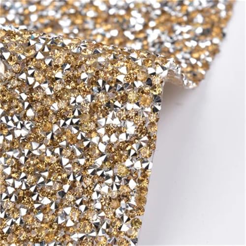 24 x 40 cm Harz-Strass-Kristall-Mesh-Blech, zum Aufbügeln oder selbstklebende Applikation für DIY-Kleid und Heimdekoration, Zierband 24 x 40 cm Harz-Strass-Kristall-Mesh-Blech, zum Aufbügeln oder selbstklebende Applikation für DIY-Kleid und Heimdekoration, Zierband von Generisch