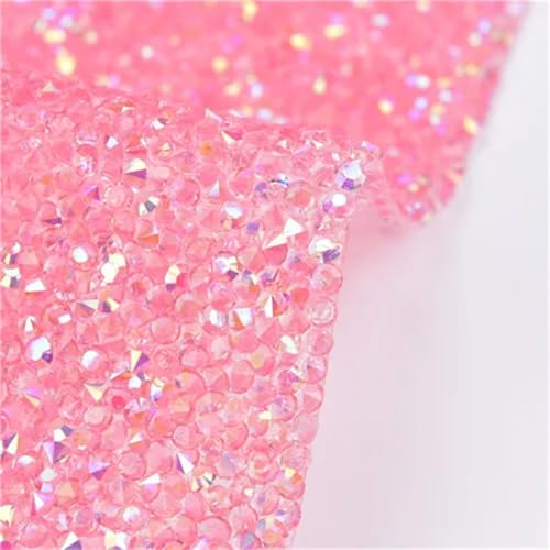 24 x 40 cm Harz-Strass-Kristall-Mesh-Blech, zum Aufbügeln oder selbstklebende Applikation für DIY-Kleid und Heimdekoration, Zierband 24 x 40 cm Harz-Strass-Kristall-Mesh-Blech, zum Aufbügeln oder selbstklebende Applikation für DIY-Kleid und Heimdekoration, Zierband von Generisch