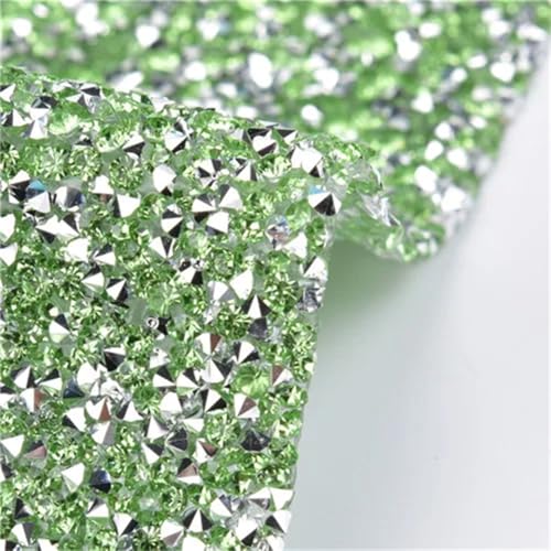 24 x 40 cm Harz-Strass-Kristall-Mesh-Blech, zum Aufbügeln oder selbstklebende Applikation für DIY-Kleid und Heimdekoration, Zierband 24 x 40 cm Harz-Strass-Kristall-Mesh-Blech, zum Aufbügeln oder selbstklebende Applikation für DIY-Kleid und Heimdekoration, Zierband von Generisch
