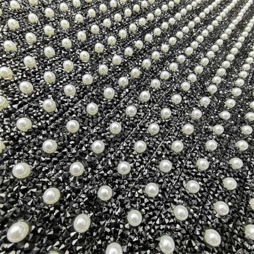 24 x 40 cm Perlen-Glitzer, mehrfarbige Strasssteine, Netzbesatz, Kristallstoff, Applikation für Kleider, Taschen und Bastelarbeiten 24 x 40 cm Perlen-Glitzer, mehrfarbige Strasssteine, Netzbesatz, Kristallstoff, Applikation für Kleider, Taschen und Bastelarbeiten von Generisch