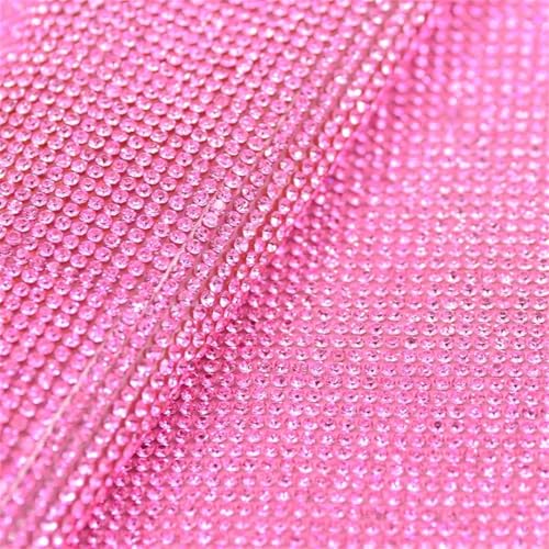 24 x 40 cm Rosen-Glas-Kristall-Strass-Netz-Applikation Kristallband zum Aufbügeln auf Stoff und Bastelarbeiten 24 x 40 cm Rosen-Glas-Kristall-Strass-Netz-Applikation Kristallband zum Aufbügeln auf Stoff und Bastelarbeiten von Generisch
