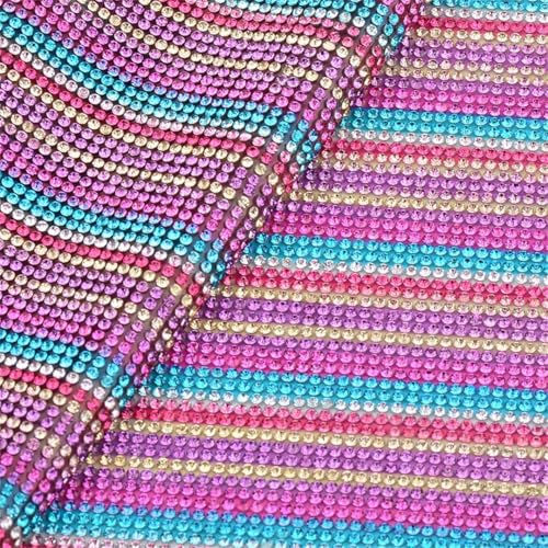 24 x 40 cm Rosen-Glas-Kristall-Strass-Netz-Applikation Kristallband zum Aufbügeln auf Stoff und Bastelarbeiten 24 x 40 cm Rosen-Glas-Kristall-Strass-Netz-Applikation Kristallband zum Aufbügeln auf Stoff und Bastelarbeiten von Generisch