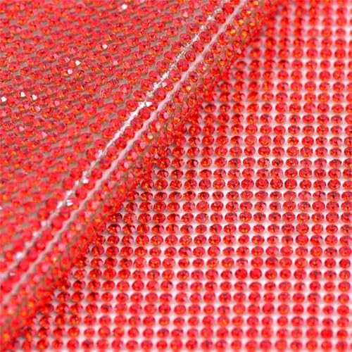 24 x 40 cm Rosen-Glas-Kristall-Strass-Netz-Applikation Kristallband zum Aufbügeln auf Stoff und Bastelarbeiten 24 x 40 cm Rosen-Glas-Kristall-Strass-Netz-Applikation Kristallband zum Aufbügeln auf Stoff und Bastelarbeiten von Generisch