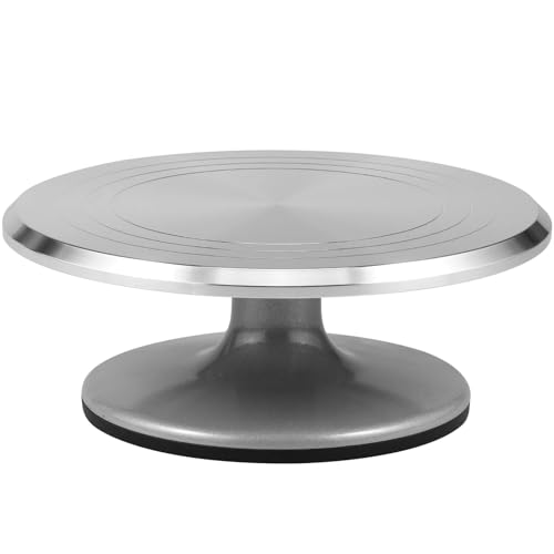25,4 cm große Töpferscheibe – robuster Drehteller aus gegossenem Metall für Bildhauer, rutschfestes Design, perfekt für Töpferarbeiten und Keramikprojekte 25,4 cm große Töpferscheibe – robuster Drehteller aus gegossenem Metall für Bildhauer, rutschfestes Design, perfekt für Töpferarbeiten und Keramikprojekte von Generisch