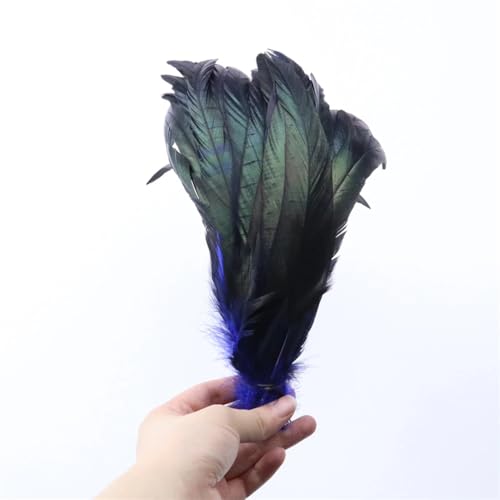 25–30 cm, natürlich, 100 % Fasanenfedern, Synthese für Kostüm, Party, Kleidung, Nähzubehör, Kopfschmuck, Dekoration, Königsblau, 25–30 cm, 50 Stück 25–30 cm, natürlich, 100 % Fasanenfedern, Synthese für Kostüm, Party, Kleidung, Nähzubehör, Kopfschmuck, Dekoration, Königsblau, 25–30 cm, 50 Stück von Generisch