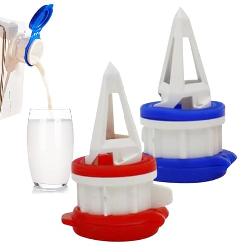 2er Pack Milchflaschenausgießer, Auslaufsicherer Milchausgießer mit Deckel, Leicht Zu Öffnen Haltbarkeit, Sicherheit und Gesundheit, für Familientreffen, Verschiedene Papiertüten, Dairy Shoppe 2er Pack Milchflaschenausgießer, Auslaufsicherer Milchausgießer mit Deckel, Leicht Zu Öffnen Haltbarkeit, Sicherheit und Gesundheit, für Familientreffen, Verschiedene Papiertüten, Dairy Shoppe von Generisch