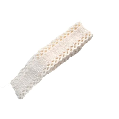 3 Meter Spitzenband, hohle Schleife, handgefertigt, DIY-Haarschmuck, Party, Hochzeit, Dekorationen, Milchweiß, 3 Meter 3 Meter Spitzenband, hohle Schleife, handgefertigt, DIY-Haarschmuck, Party, Hochzeit, Dekorationen, Milchweiß, 3 Meter von Generisch