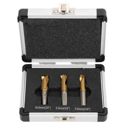 3 Stück Punktschweißbohrer Set, Enthält 6,5 mm/8 mm/10 mm Bohrerset, Mit Scharfen Kanten, Schweißpunktbohrer, Zum Entfernen Von Schweißnähten In Blechschweißverbindungen von Generisch