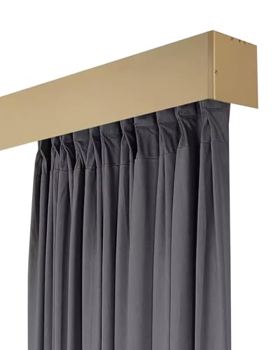 3 in 1 Gardinenschiene - Wand-Doppelschiene für Erkerfenster, Raumteiler, Volantbox - Elegante Fensterdekor-Lösung für moderne Innenräume 3 in 1 Gardinenschiene - Wand-Doppelschiene für Erkerfenster, Raumteiler, Volantbox - Elegante Fensterdekor-Lösung für moderne Innenräume von Generisch