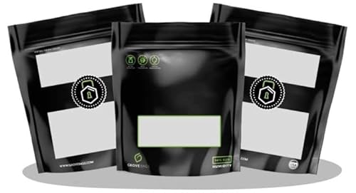 3 x 500g Grove Bags, Luftdichte Aufbewahrungsbeutel mit Feuchtigkeits- und Geruchskontrolle + UV-Schutz 3 x 500g Grove Bags, Luftdichte Aufbewahrungsbeutel mit Feuchtigkeits- und Geruchskontrolle + UV-Schutz von Generisch