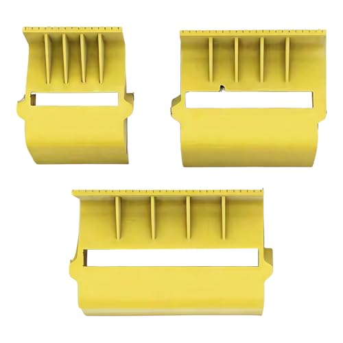 3 x praktischer Klebebandschneider, Mehrzweck-Malband-Trenner, wiederverwendbar, niedliches Klebeband-Schneidewerkzeug für Zuhause, Studio, Außenbereich 3 x praktischer Klebebandschneider, Mehrzweck-Malband-Trenner, wiederverwendbar, niedliches Klebeband-Schneidewerkzeug für Zuhause, Studio, Außenbereich von Generisch