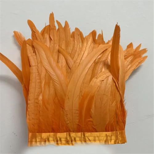 30–35 cm, Schwanzfedern, 10 m, Kleid, DIY-Zubehör für Bastelarbeiten, Band, 25–30 cm, Orange, 25–30 cm 30–35 cm, Schwanzfedern, 10 m, Kleid, DIY-Zubehör für Bastelarbeiten, Band, 25–30 cm, Orange, 25–30 cm von Generisch