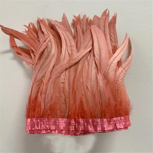 30–35 cm, Schwanzfedern, 10 m, Kleid, DIY-Zubehör für Bastelarbeiten, Band 25–30 cm, Wassermelonenrot, 25–30 cm 30–35 cm, Schwanzfedern, 10 m, Kleid, DIY-Zubehör für Bastelarbeiten, Band 25–30 cm, Wassermelonenrot, 25–30 cm von Generisch