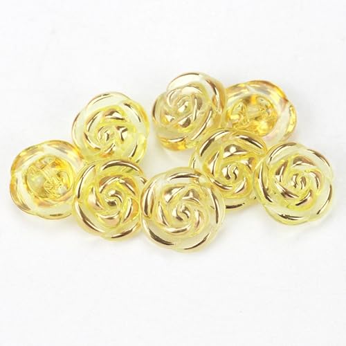 30 Stück Acryl-Rosen-Knöpfe, exquisit, stilvoll, Hemd, Pullover, Nähzubehör, Basteln 30 Stück Acryl-Rosen-Knöpfe, exquisit, stilvoll, Hemd, Pullover, Nähzubehör, Basteln von Generisch