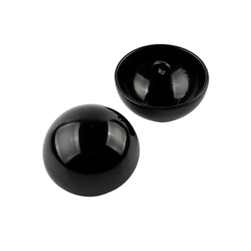 30 Stück Metallknopf-Sortiment, 10–25 mm, runde Pilzknöpfe für Jacken, Anzüge, Hemden, Mäntel, Nähen, Bastelzubehör(A-Black2,10mm) von Generisch