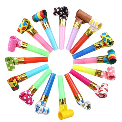 30 Stück Partybläser, Pfeifen für Kinder, Party-Popper, Party-Popper, Geburtstag, Partytütenfüller für Kinder, Uni, Geburtstagsgeräuschmacher, Geburtstag, Blashörner, Partypfeifen 30 Stück Partybläser, Pfeifen für Kinder, Party-Popper, Party-Popper, Geburtstag, Partytütenfüller für Kinder, Uni, Geburtstagsgeräuschmacher, Geburtstag, Blashörner, Partypfeifen von Generisch