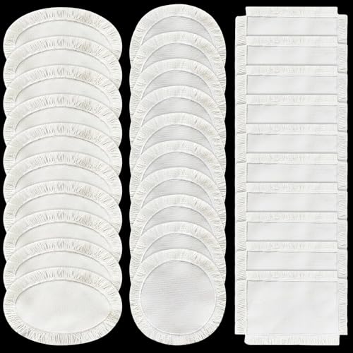 30 Stück Wärmeübertragungs-Patches, blanko, DIY-Stickerei-Flicken zum einfachen Aufbügeln von Kleidung, perfekt für Hüte und Hemden von Generisch